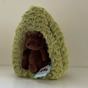 JELLYCAT RETIRED FOREST BEAR nwt